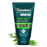 Очищающее от прыщей средство для лица, Хималая, 100мл, Men Pimple Clear Neem Face Wash Himalaya, 100ml