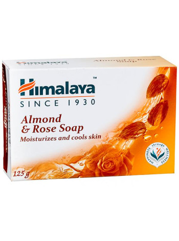 Увлажняющее мыло Himalaya Миндаль и Роза: Аюрведический уход для нежной кожи