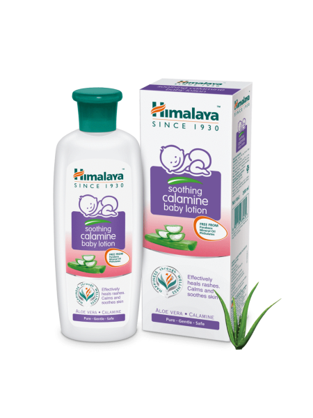 Успокаивающий детский лосьон от кожных высыпаний Хималая, 100мл, Soothing calamine baby lotion Himalaya, 100ml