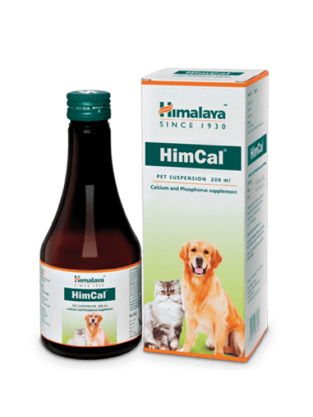 Химкал Пет (натуральный кальций) Хималая, 200мл, HimCal Pet, Himalaya, 200ml