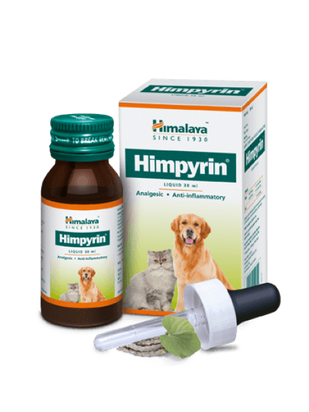 Химпирин: жаропонижающий и обезболивающий препарат для собак и кошек Хималая, 30мл, Himpyrin Himalaya, 30ml