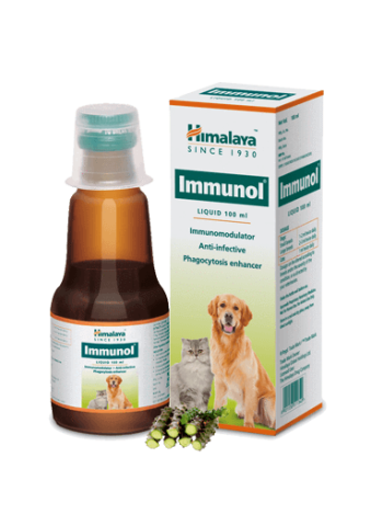 Иммунитет питомца на высоте: Иммунол Himalaya (100 мл) для собак и кошек