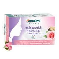 Увлажняющее розовое мыло Хималая, 125г, Moisture Rich Rose Soap Himalaya, 125g