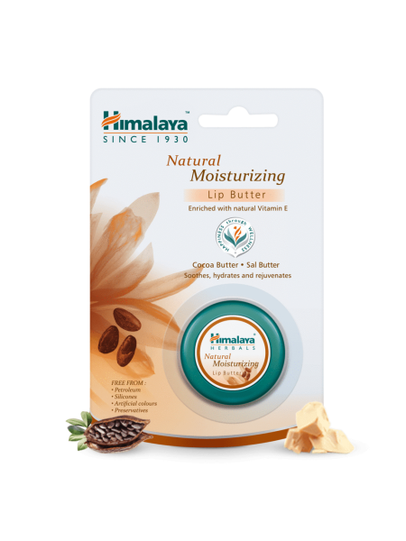 Натуральное увлажняющее масло для губ Хималая, 10г, Natural Moisturizing Lip Butter Himalaya, 10g