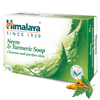 Аюрведическое мыло Ним и Куркума, производитель "Хималая", 75г, Himalaya Neem & Turmeric Soap 75g