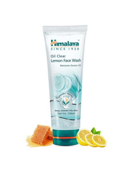 Гель для умывания Лимон и Мёд Хималая, 150мл, Oil Clear Lemon Face Wash Himalaya 150ml