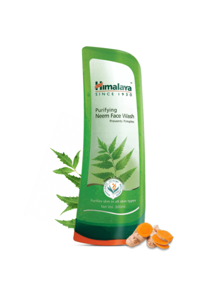 Очищающее средство для умывания с нимом, Хималая, 300мл, Purifying Neem Face Wash, Himalaya, 300ml