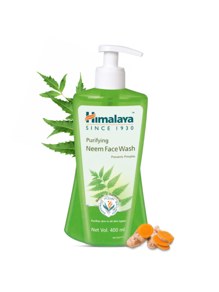 Очищающее средство для умывания с нимом, Хималая, 400мл, Purifying Neem Face Wash, Himalaya, 400ml