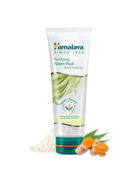 Маска для лица с Ним Хималая, 50г, Purifying Neem Pack Himalaya, 50g