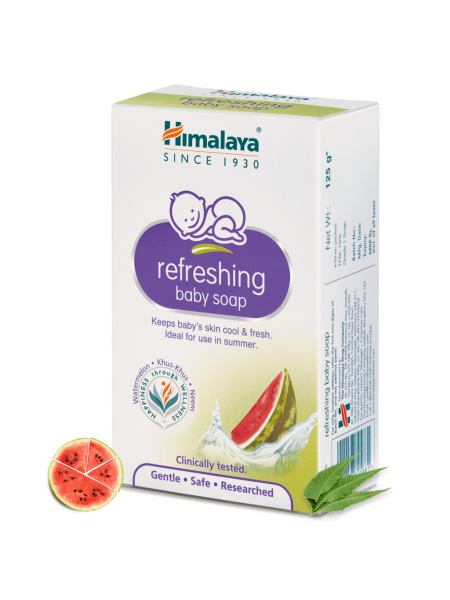 Освежающее детское мыло Хималая, 125г, Refreshing baby soap Himalaya, 125g