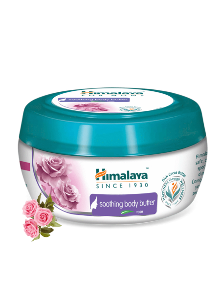 Успокаивающий крем для тела с розой, Хималая, 100мл, Soothing body butter cream Himalaya, 100ml