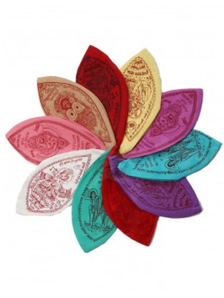 Мешочек для четок с печатью (хлопок), набор 10 шт / Bids bag, print (cotton), set 10 pcs