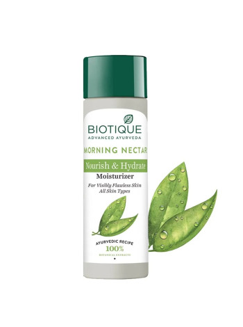 Утренний Нектар Biotique: Лосьон для лица, 120 мл — идеальное увлажнение