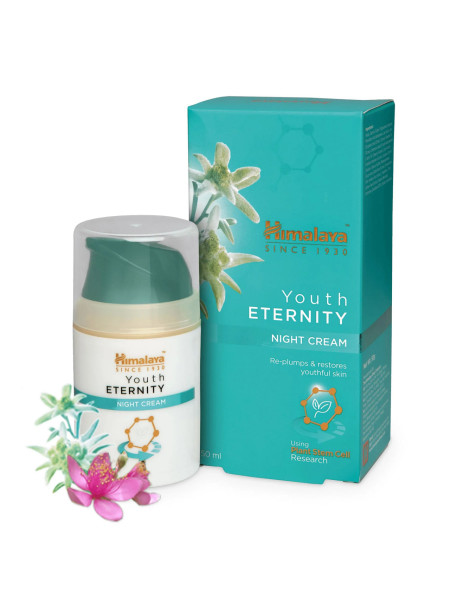 Ночной крем для омоложения, 50 мл, Хималая; Youth Eternity Night Cream, 50 ml, Himalaya