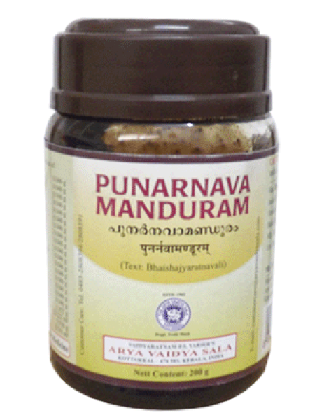 Пунарнава Мандурам, 200 г, производитель "Коттаккал Аюрведа", Punarnava Manduram, 200 g, Kottakkal Ayurveda
