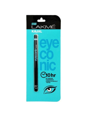 Подводка для глаз Kajal "Eyeconic" Lakmé: Интенсивный цвет, натуральный состав