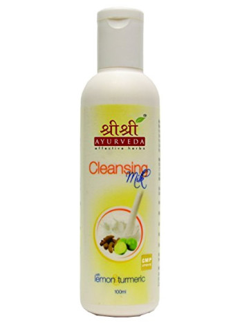 Очищающее молочко с куркумой Sri Sri Ayurveda: сияющая кожа в каждой капле (100 мл)