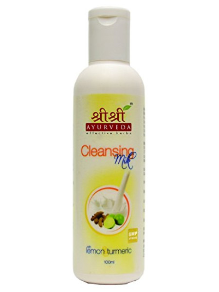 Очищающее молочко с куркумой, 100 мл, производитель "Шри Шри Аюрведа", Cleansing Milk, 100 ml, Sri Sri Ayurveda