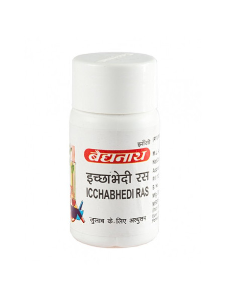 Ичхабхеди Рас, 125 мг, 10 г, производитель "Байдьянатх", Icchabhedi Ras, 125 mg, 10 g, Baidyanath