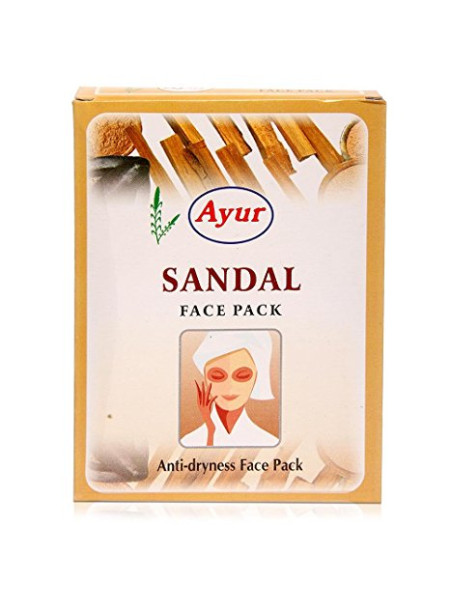 Маска для лица "Сандал", 25 г, производитель "Айюр", Sandal Face Pack, 25 g, Ayur