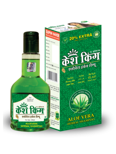 Аюрведический лечебный шампунь против выпадения волос "Алое Вера", 200 мл, производитель "Кеш Кинг", Anti-Hairfall Ayurvedic Medicinal Shampoo Aloe Vera, 200 ml, Kesh King