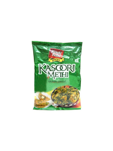 Листья шамбалы "Касури метхи", 50 г, производитель "Мунши Панна", Kasoori methi, 50 g, Munshi Panna