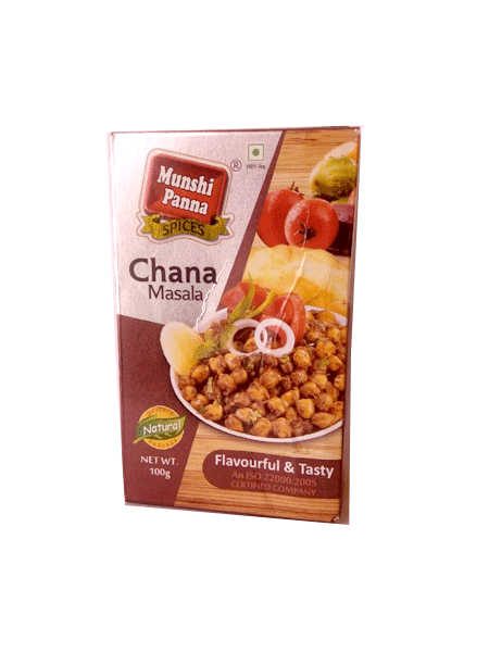 Смесь специй "Чана Масала", 100 г, производитель "Мунши Панна", Chana Masala, 100 g, Munshi Panna