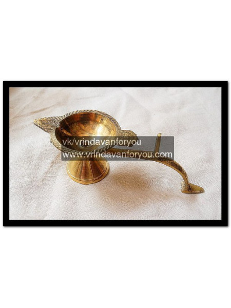 Дипа латунь №2, 11х4 см / Brass Deepa №2, 11х4 cm