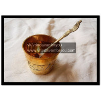 Ачаман латунь №4, h=5 см, хорошее качество, с дизайном / Brass Achaman №4, h=5 good quality, with a design