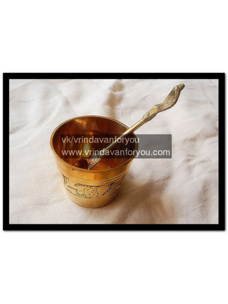 Ачаман латунь №4, h=5 см, хорошее качество, с дизайном / Brass Achaman №4, h=5 good quality, with a design