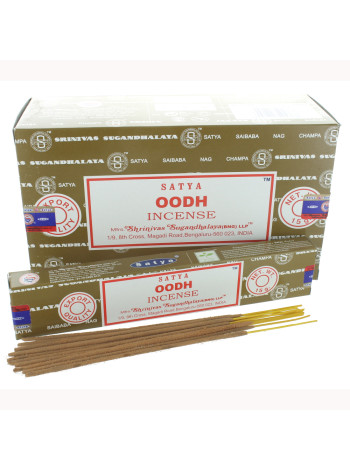 Сатья Агаровое Дерево: 12 палочек благовоний с ароматом роскоши