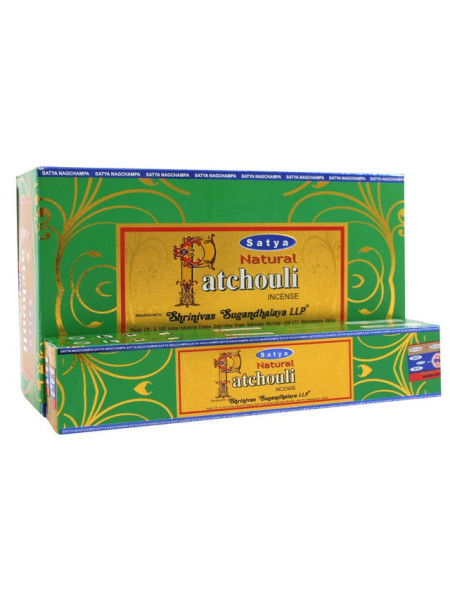 Благовония Сатья Пачули, 15 г x 12 шт, производитель Шринивас Сугандхалая; Satya Incense Patchouli, 15 g x 12 pcs, Shrinivas Sugandhalaya Благовония Сатья Пачули, 15 г x 12 шт, производитель Шринивас Сугандхалая; Satya Incense Patchouli, 15 g x 12 pcs, Shrinivas Sugandhalaya