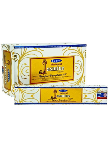 Ароматические палочки Сатья Жасмин: 12 коробочек по 15 г