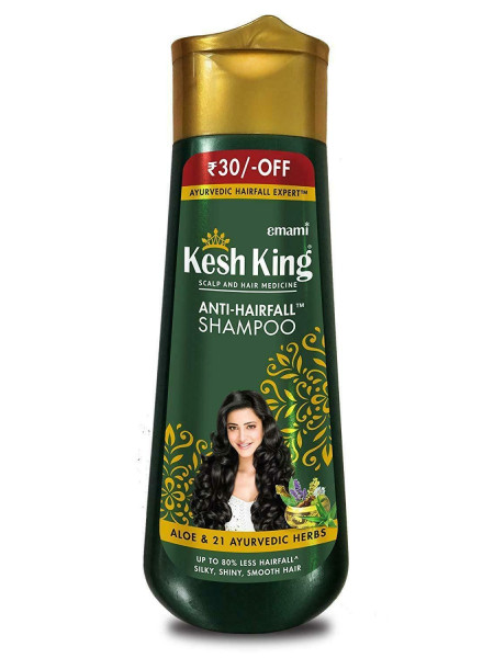 Аюрведический лечебный шампунь против выпадения волос Алоэ Вера, 200 мл, производитель Кеш Кинг; Anti-Hairfall Ayurvedic Medicinal Shampoo Aloe Vera, 200 ml, Kesh King