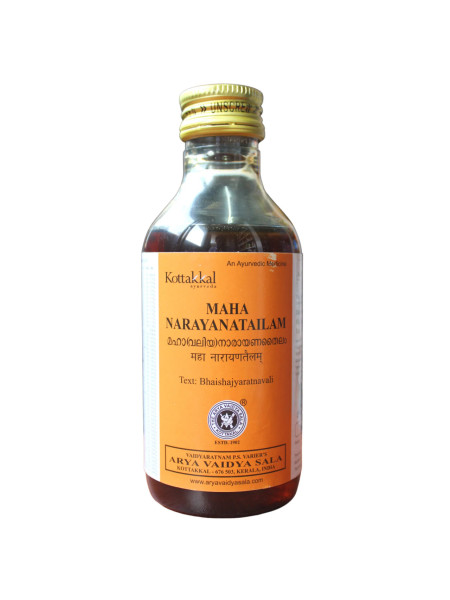 Маханараяна Тайлам, производитель Коттакал Аюрведа, 200 мл; Mahanarayana Tailam, Kottakal Ayurveda, 200 ml