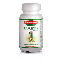 Канчнар Гуггул: очищение лимфатической системы, 80 таб., производитель "Байдьянатх", Kanchnar Guggulu, 80 tabs., Baidyanath