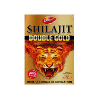 Шиладжит Дабл Голд, аюрведическая добавка для мужчин, 12 кап, производитель Дабур; Shilajit Double Gold, Ayurvedic Supplement for Men, 12 caps, Dabur