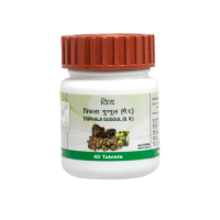 Трифала Гуггул для снижения веса, очищения и омоложения организма, 40 таб, Патанджали; Triphala Guggul, 40 tabs, Patanjali
