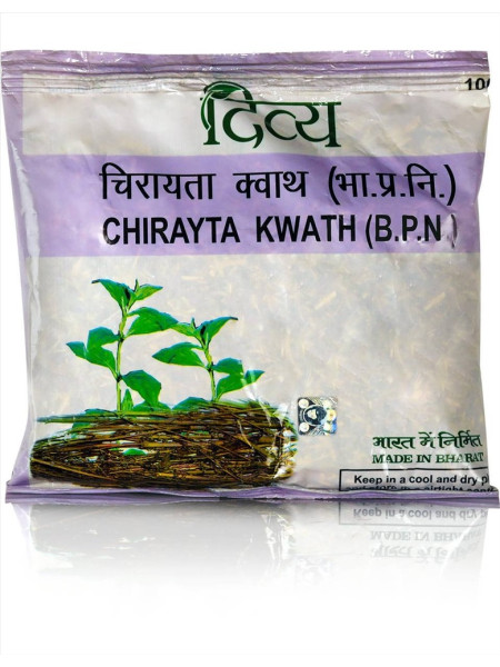 Аюрведический чай Чирайта Кватх, 100 г, Патанджали; Chirayta Kwath, 100 g, Patanjali