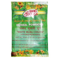 Мусали Чурна, 100 г, производитель Шри Ганга; White Musli Churn, 100 g, Shri Ganga