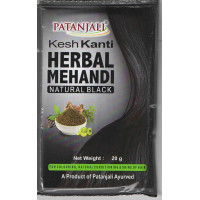 Черная краска для волос Кеш Канти, 20 г, производитель Патанджали; Kesh Kanti Herbal Mehandi Natural Black, 20 g, Patanjali Черная краска для волос Кеш Канти, 20 г, производитель Патанджали; Kesh Kanti Herbal Mehandi Natural Black, 20 g, Patanjali