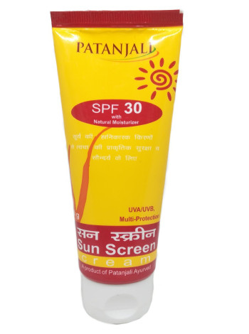 Солнцезащитный крем Patanjali SPF 30: надежная защита вашей кожи