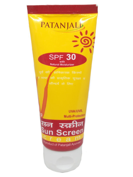 Солнцезащитный крем СПФ 30, 50 г, Патанджали; Sun Screen Cream SPF 30, 50 g, Patanjali