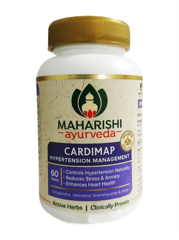 Кардимап: эффективный препарат от гипертонии от Махариши Аюрведа (60 таблеток)