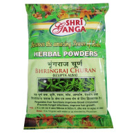 Брингарадж Чурна, 100 г, производитель Шри Ганга; Bhringraj Churna, 100 g, Shri Ganga