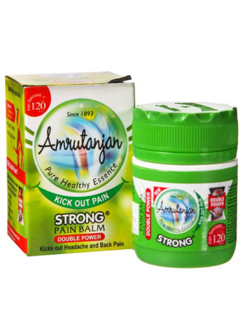 Бальзам Амрутанджан Стронг: Двойная сила против боли, 8 мл