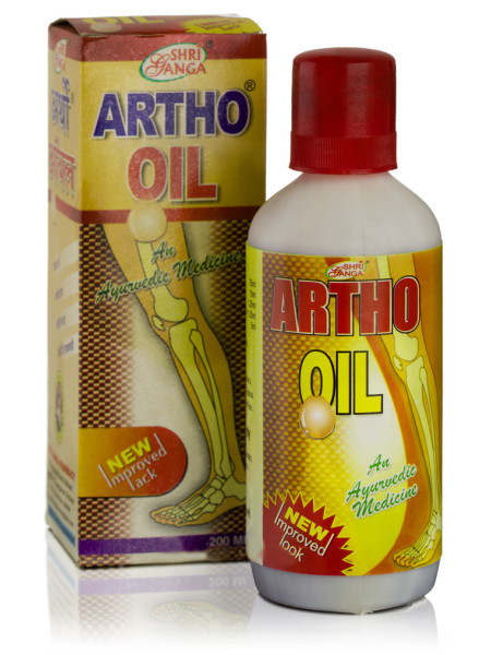 Лечебное масло для суставов Артхо Оил, 200 мл, производитель Шри Ганга; Artho Oil, 200 ml, Shri Ganga