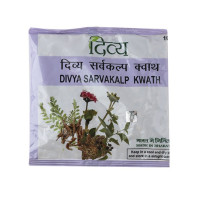 Аюрведический чай Дивья Сарвакалп Кватх, 100 г, Патанджали; Divya Sarvakalp Kwath, 100 g, Patanjali