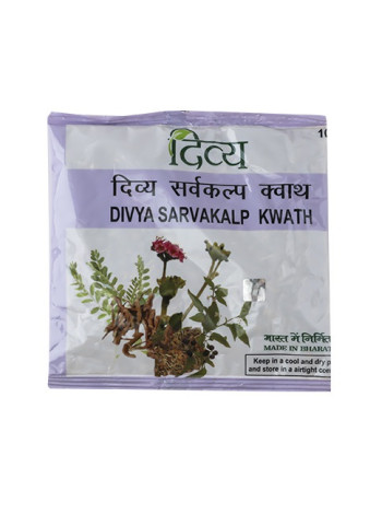 Аюрведический чай Дивья Сарвакалп Кватх (100г): укрепление иммунитета от Патанджали