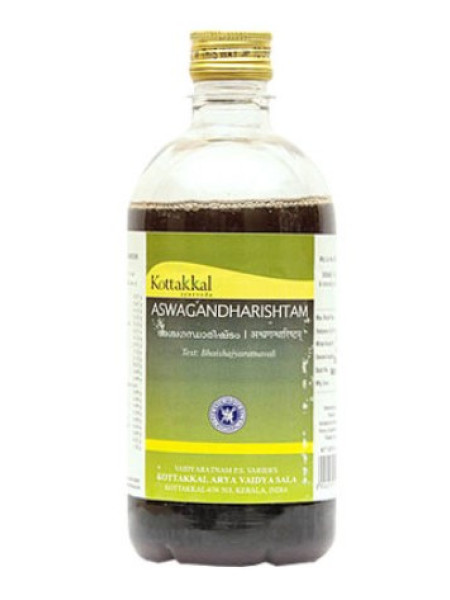 Аюрведический тоник Ашвагандхариштам, 450 мл, Коттаккал Аюрведа; Aswagandharishtam, 450 ml, Kottakkal Ayurveda